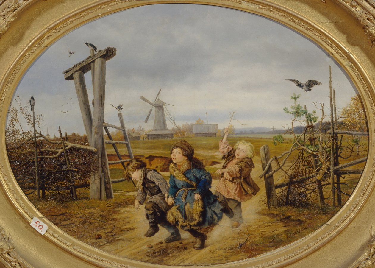 Trojka, 1860 av Andrei Andreyevich Popov