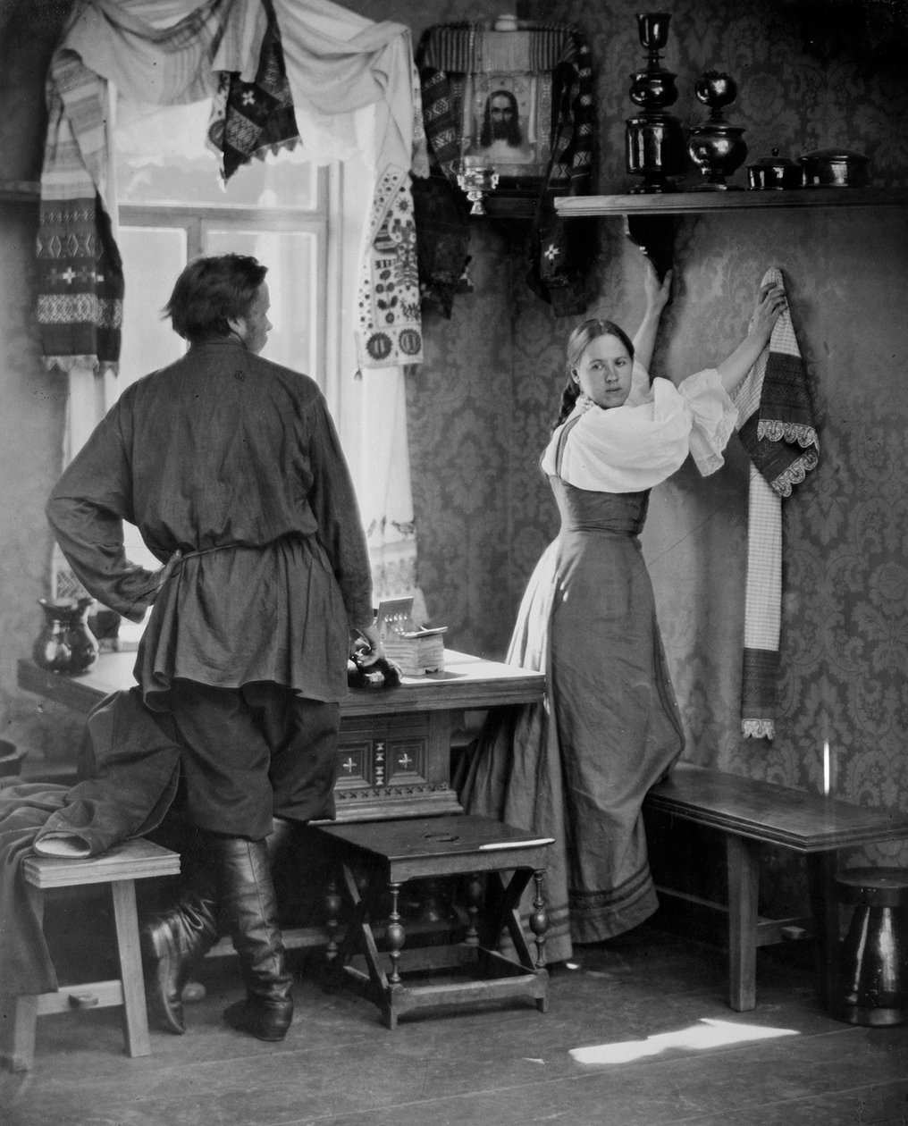 Rysk komposition, c1880-c1882 av Andrei Osipovich Karelin