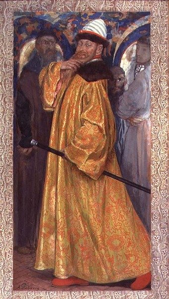 Beviljad tsarens pälsrock av Andrei Petrovich Ryabushkin