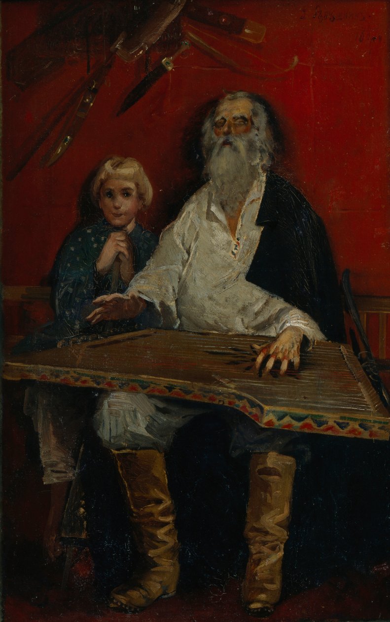 Gusli-spelaren av Andrei Petrovich Ryabushkin