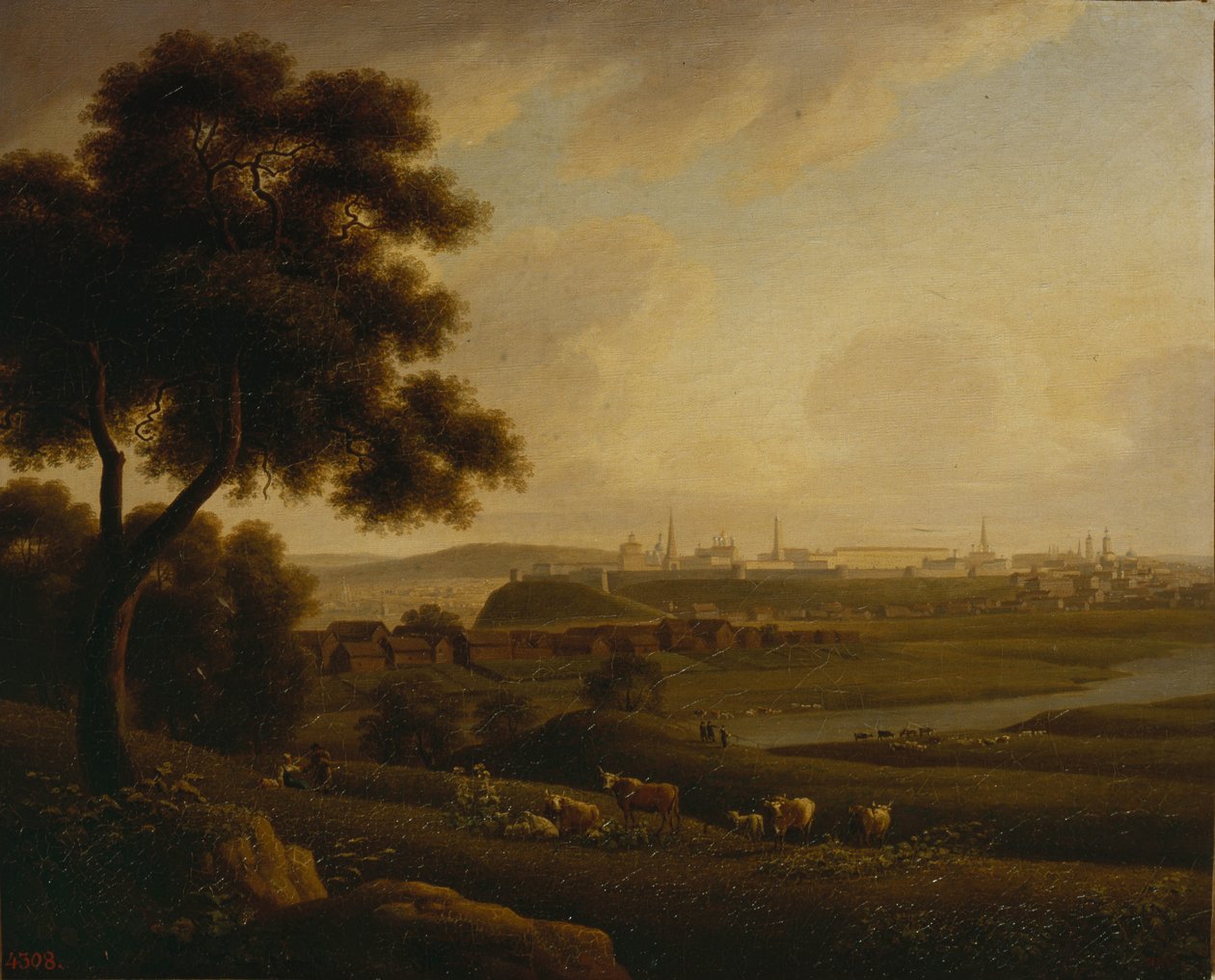 Utsikt över Kazan, 1816 av Andrei Yefimovich Martynov