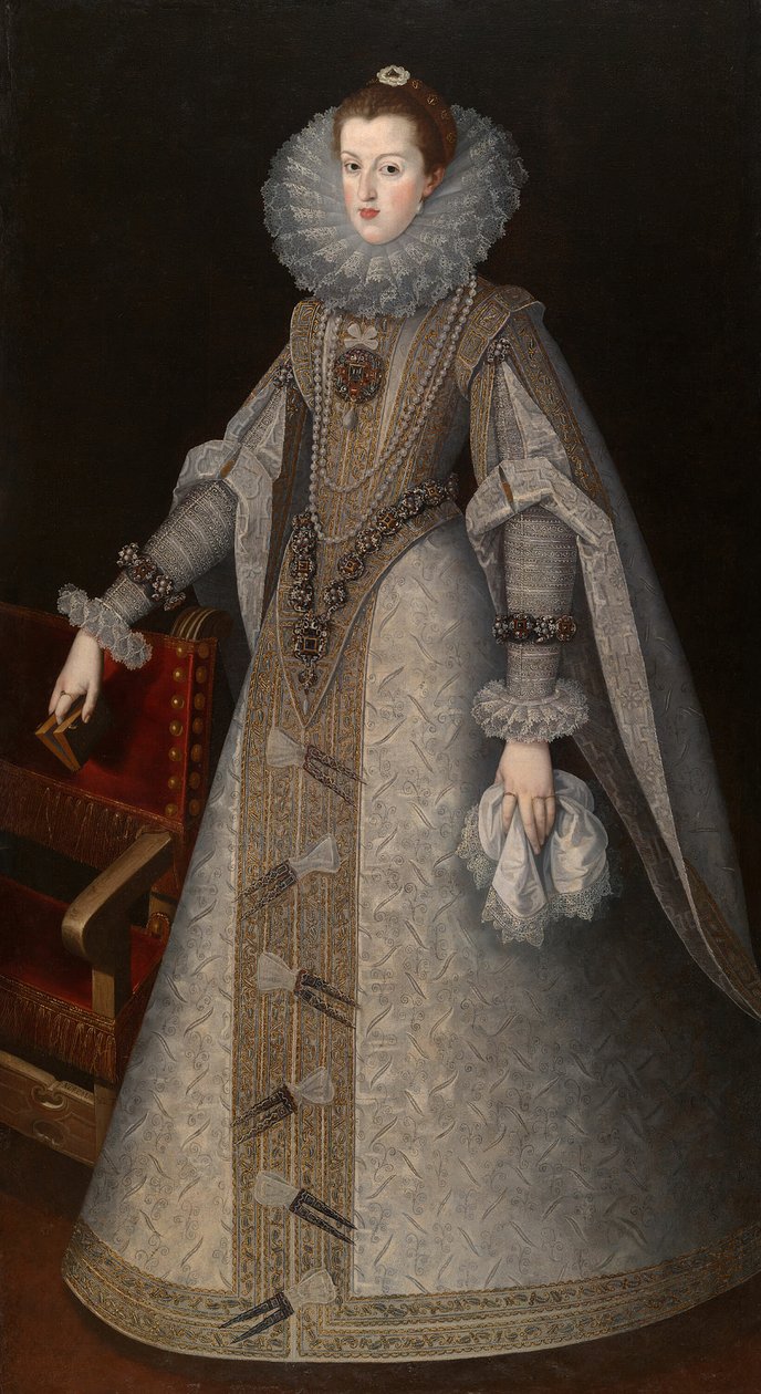 Drottning Margareta av Spanien, ca. 1610. av Andres Lopez Polanco