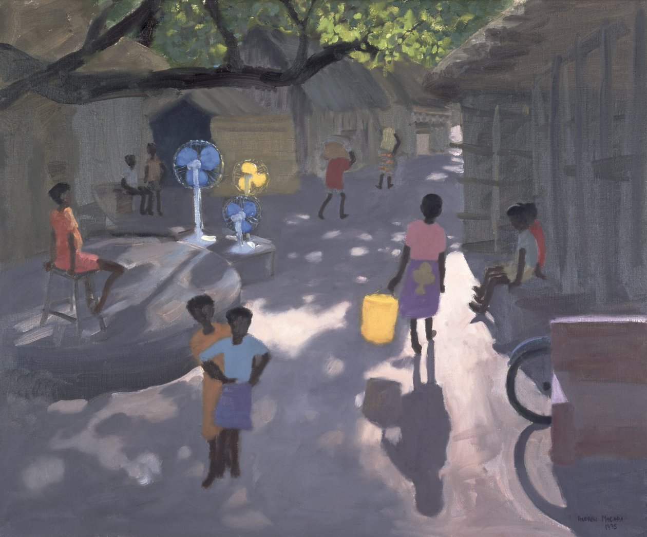 Fan Seller, Malindi, Kenya, 1995 av Andrew Macara