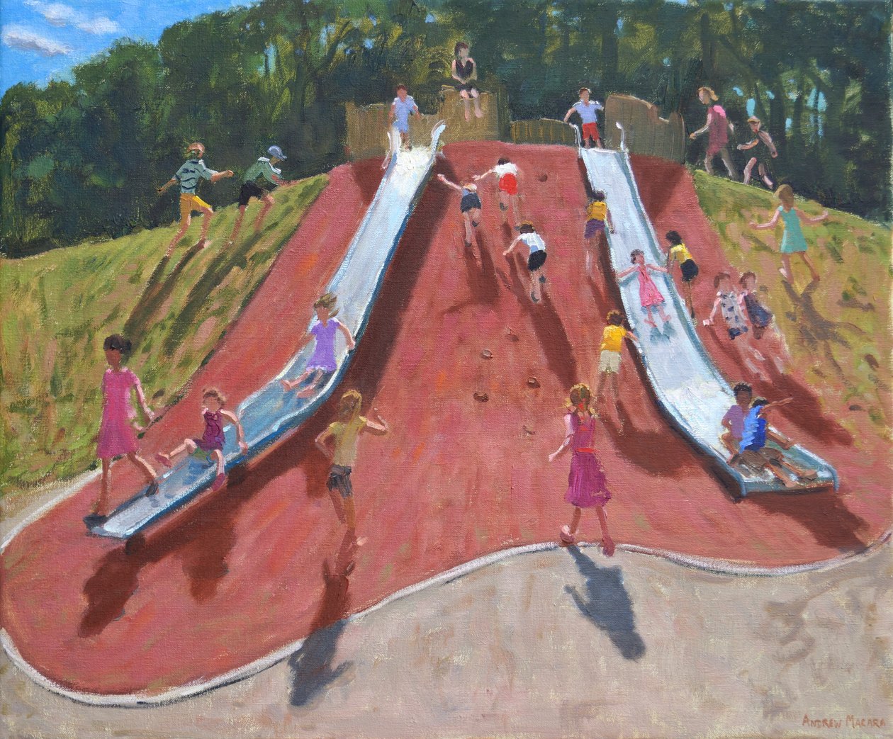 Lekplats, Markeaton Park, Derby, av Andrew Macara