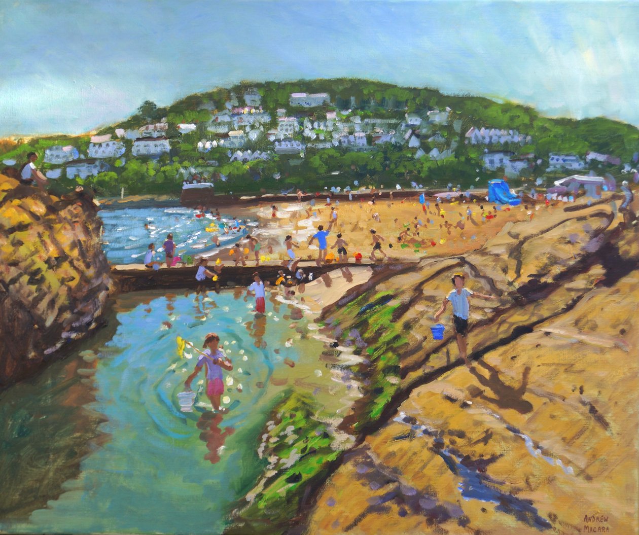 Havspool, Looe, 2013, av Andrew Macara