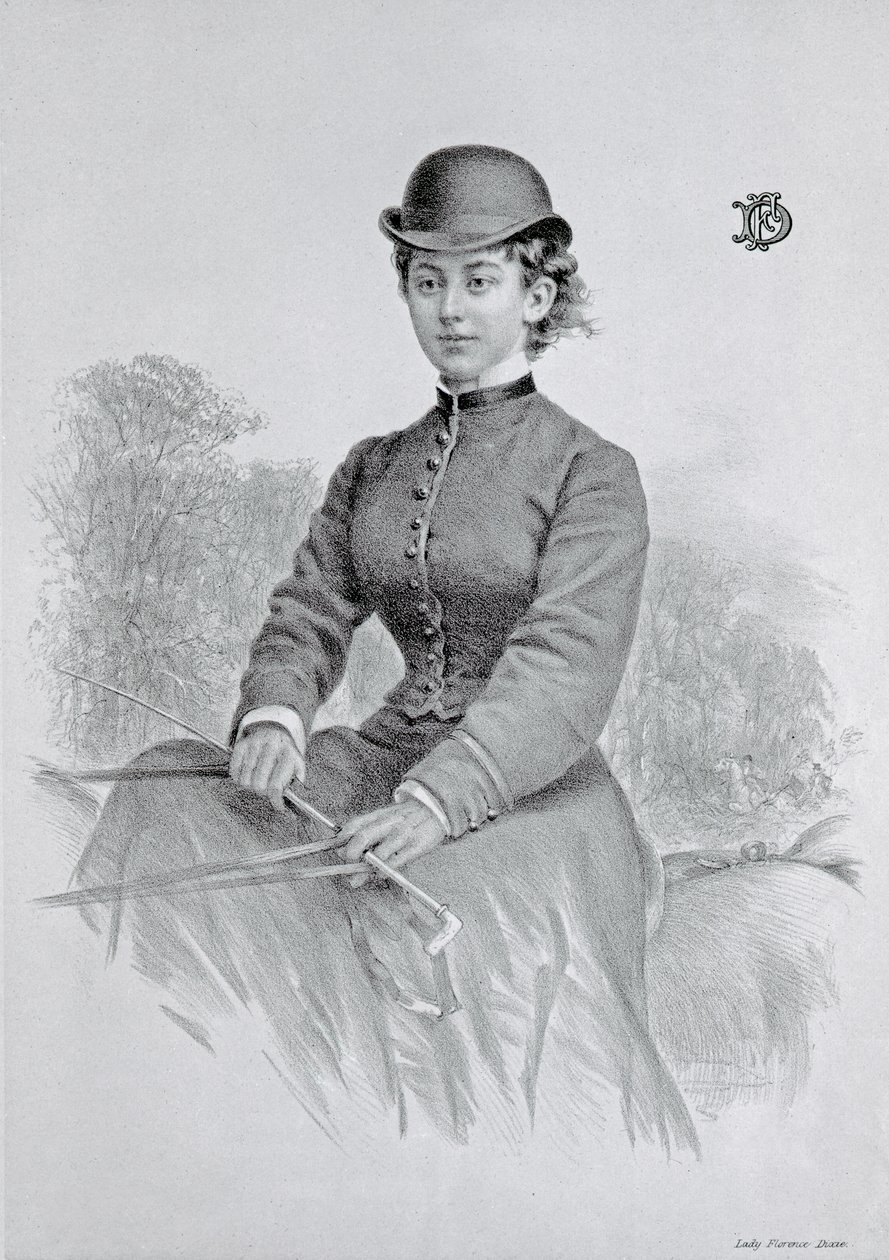 Lady Florence Dixie, publicerad 1877 av Andrew Maclure
