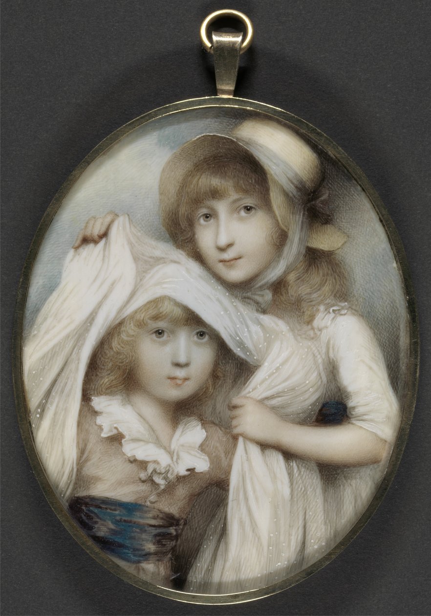 Mary och Nathaniel Jefferys (wc och gouache på elfenben) av Andrew Plimer