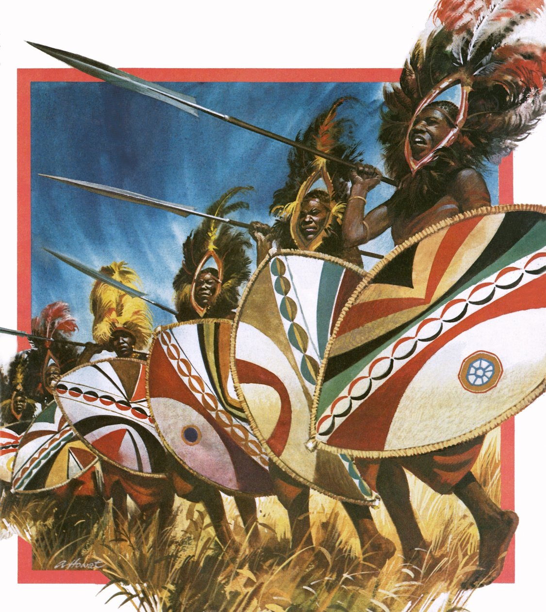 Masai-krigare av Andrew Howat