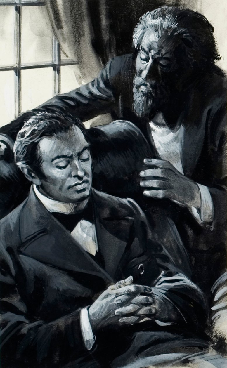 Sergei Rachmaninov (gouache på papper) av Andrew Howat