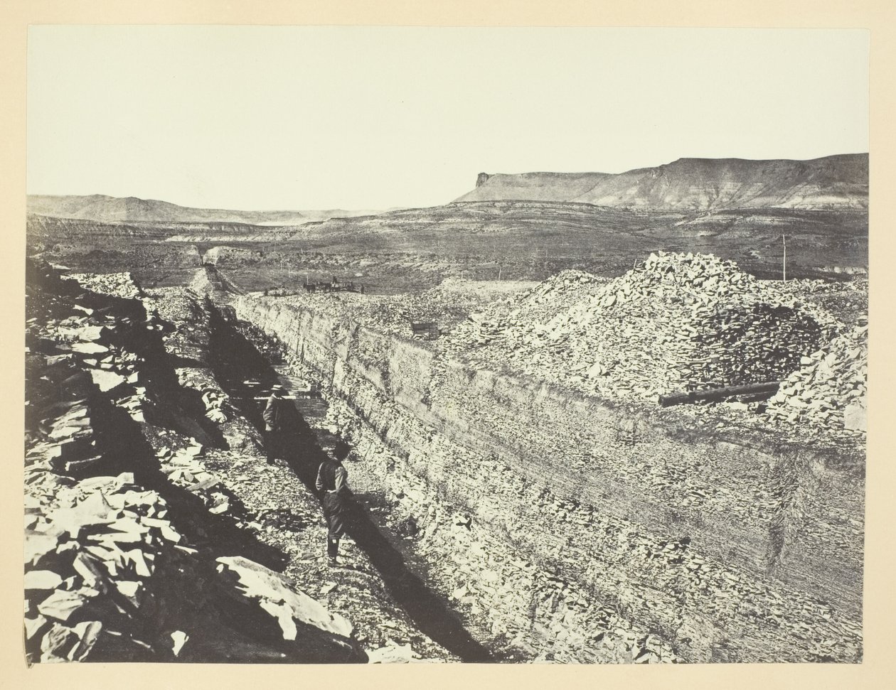Burning Rock Cut, Green River Valley av Andrew Joseph Russell