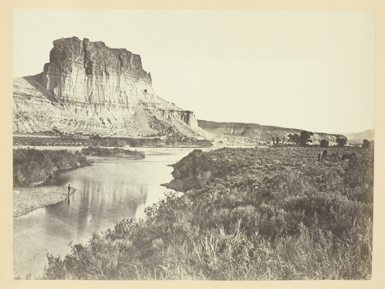 Castle Rock, Green River Valley av Andrew Joseph Russell
