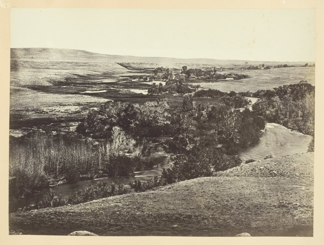 Laramie Valley, från Sheephead Mountains av Andrew Joseph Russell