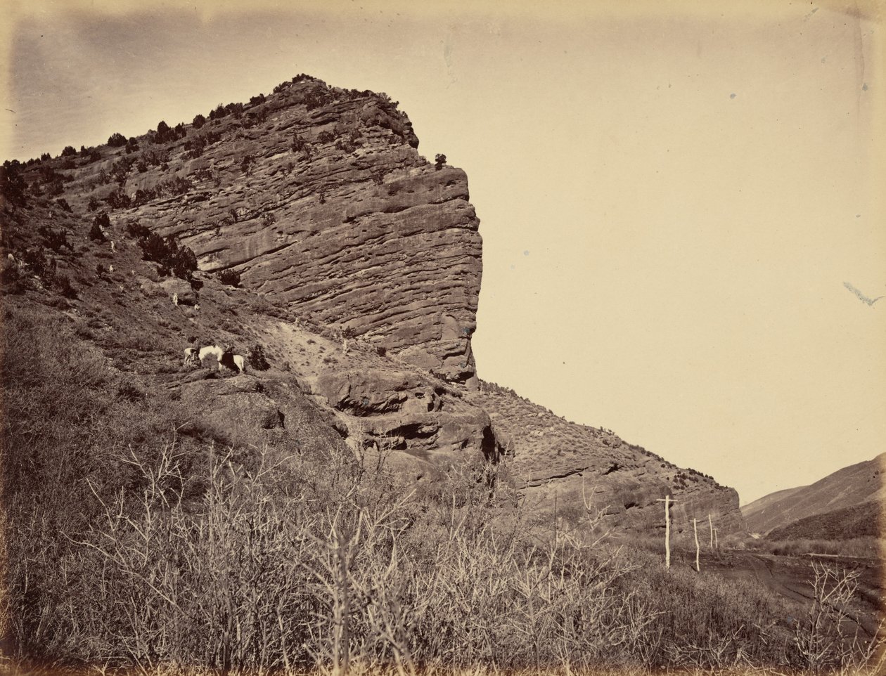 Plåt 38. Rock Great Eastern,1869 (foto) av Andrew Joseph Russell