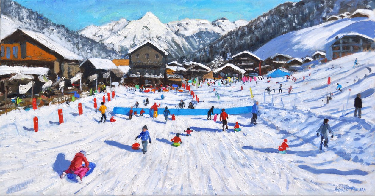 Barnpulka, Les Gets, Frankrike, av Andrew Macara