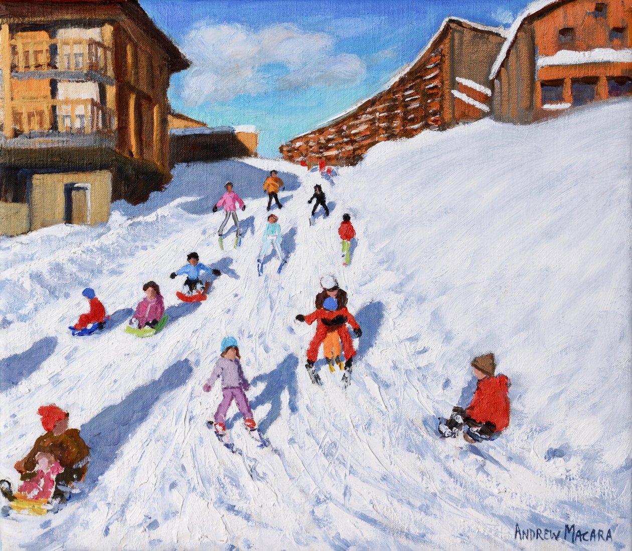 Julpulka, Les Arcs av Andrew Macara