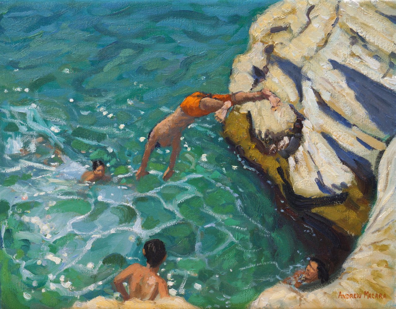 Dykning och simning,,Skiathos. 2016, av Andrew Macara