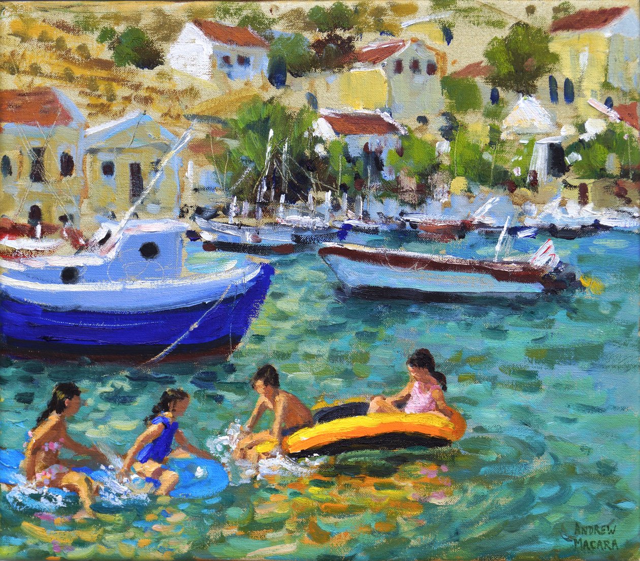 Kul i jollar, Symi, Grekland av Andrew Macara