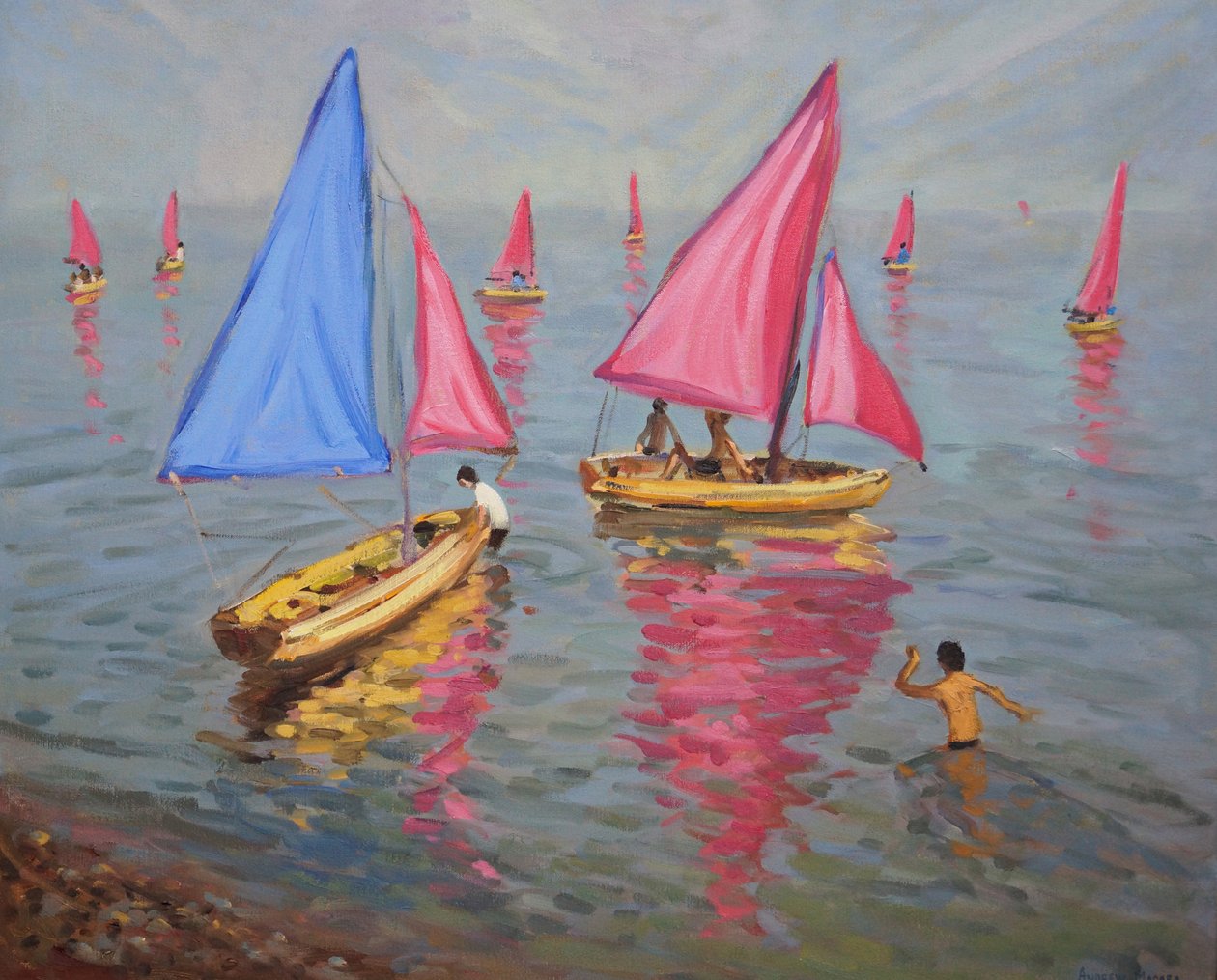 Seglarskola, Bognor Regis, 2012, av Andrew Macara