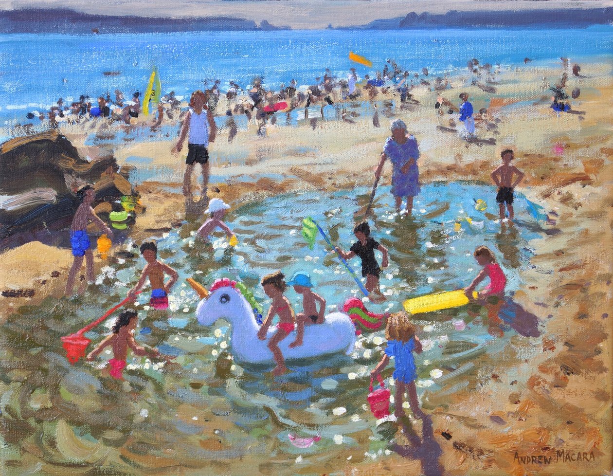 Enhörningen, Tenby, 2017, av Andrew Macara