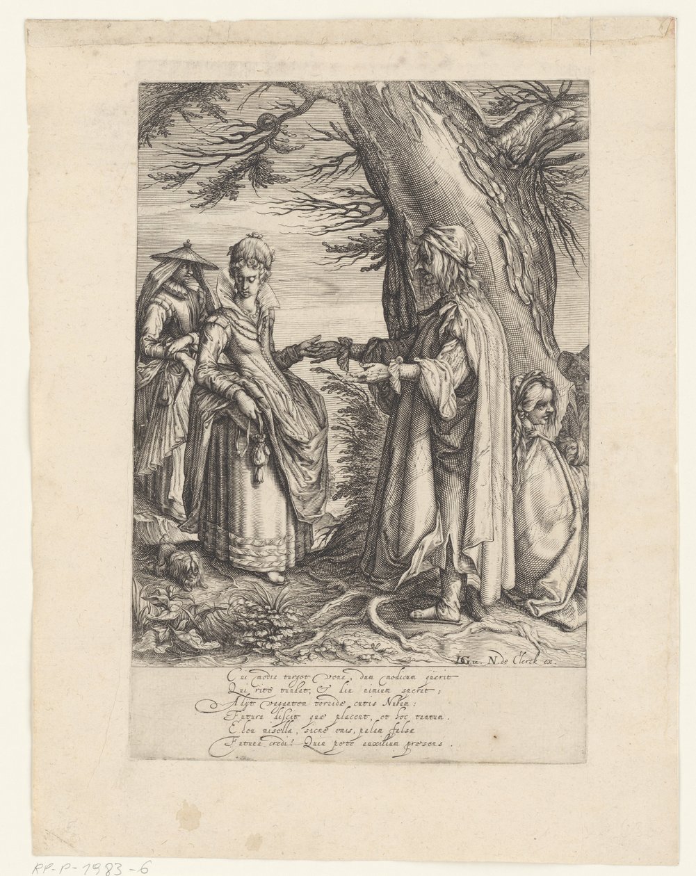 Spåkvinnan av Andries Jacobsz. Stock (possibly)
