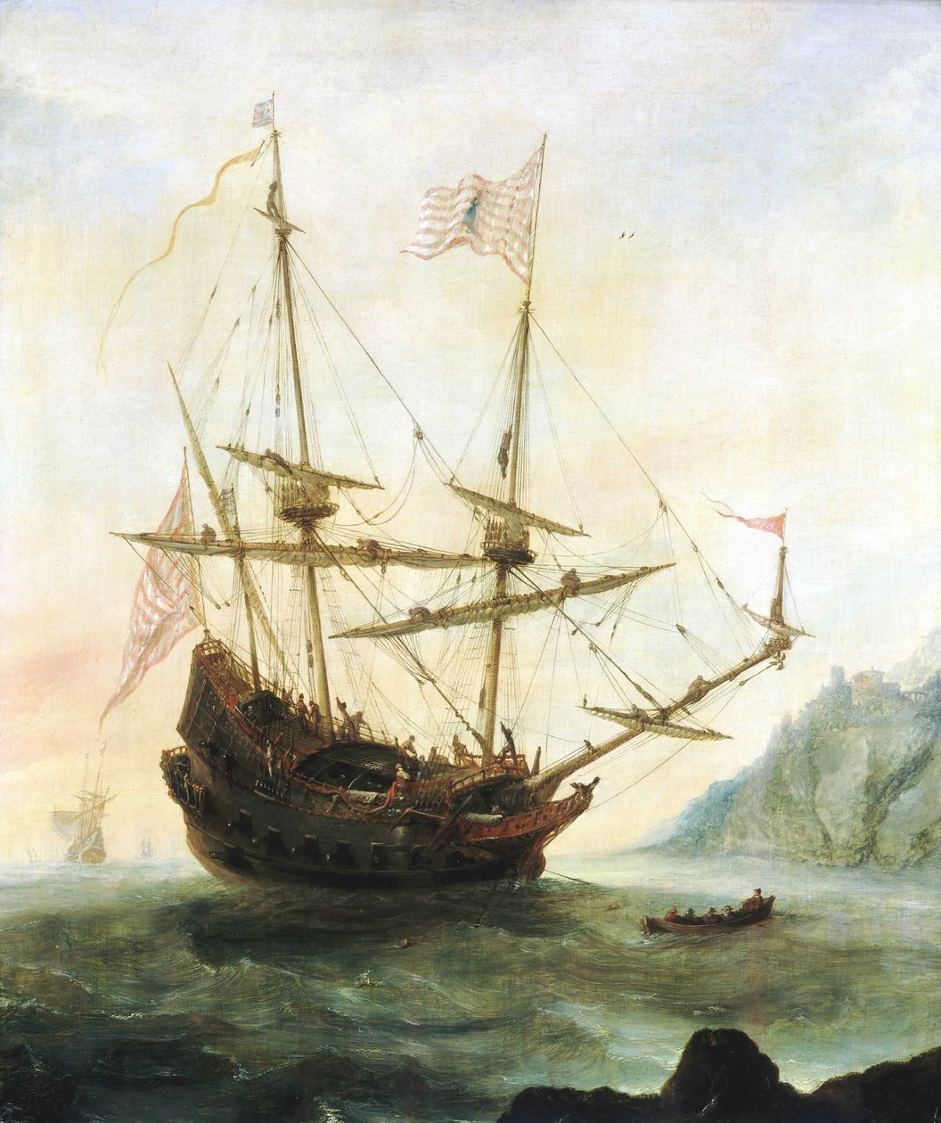 Santa Maria för ankar av Andries van Eertvelt