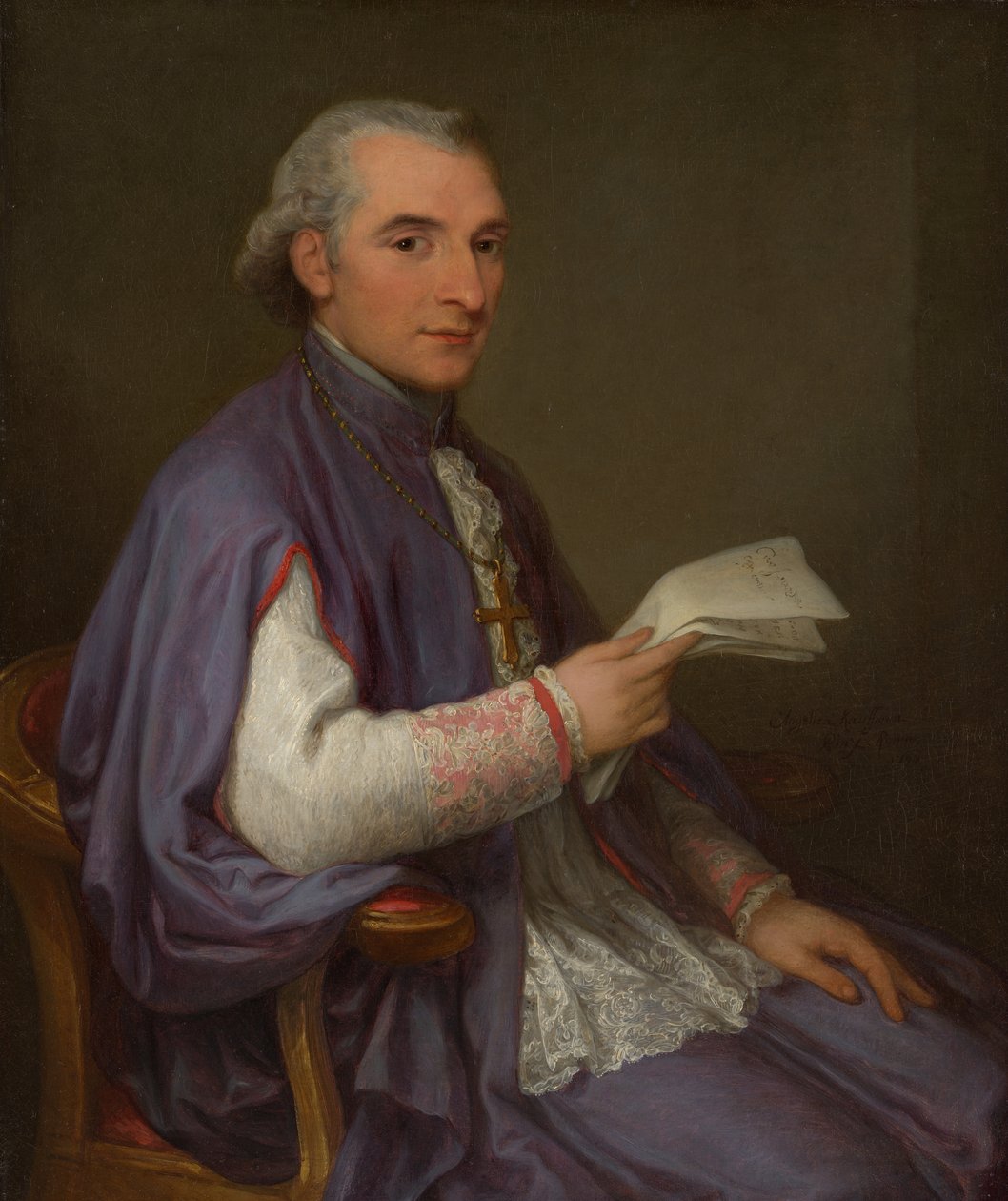 Monsignor Giuseppe Spina 1756-1828, 1798. av Angelica Kauffmann