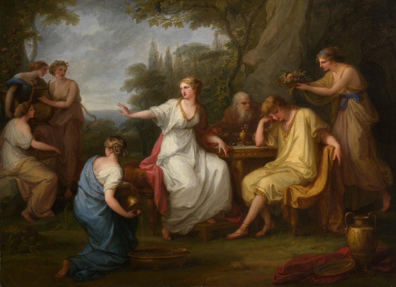 Telemakhos sorg, 1783. av Angelica Kauffmann