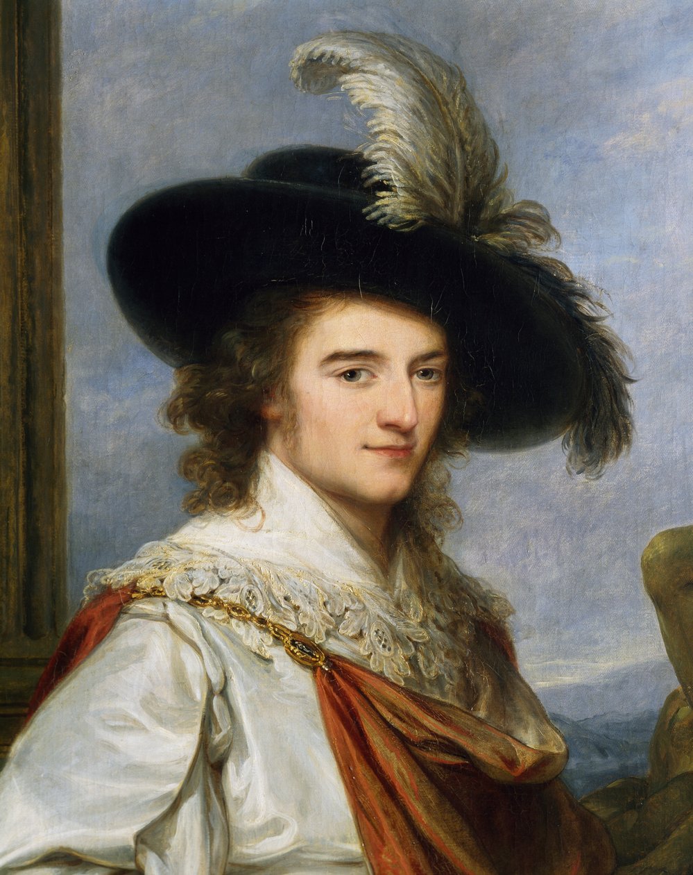 Porträtt av Josef Johann Graf Fries av Angelica Kauffmann