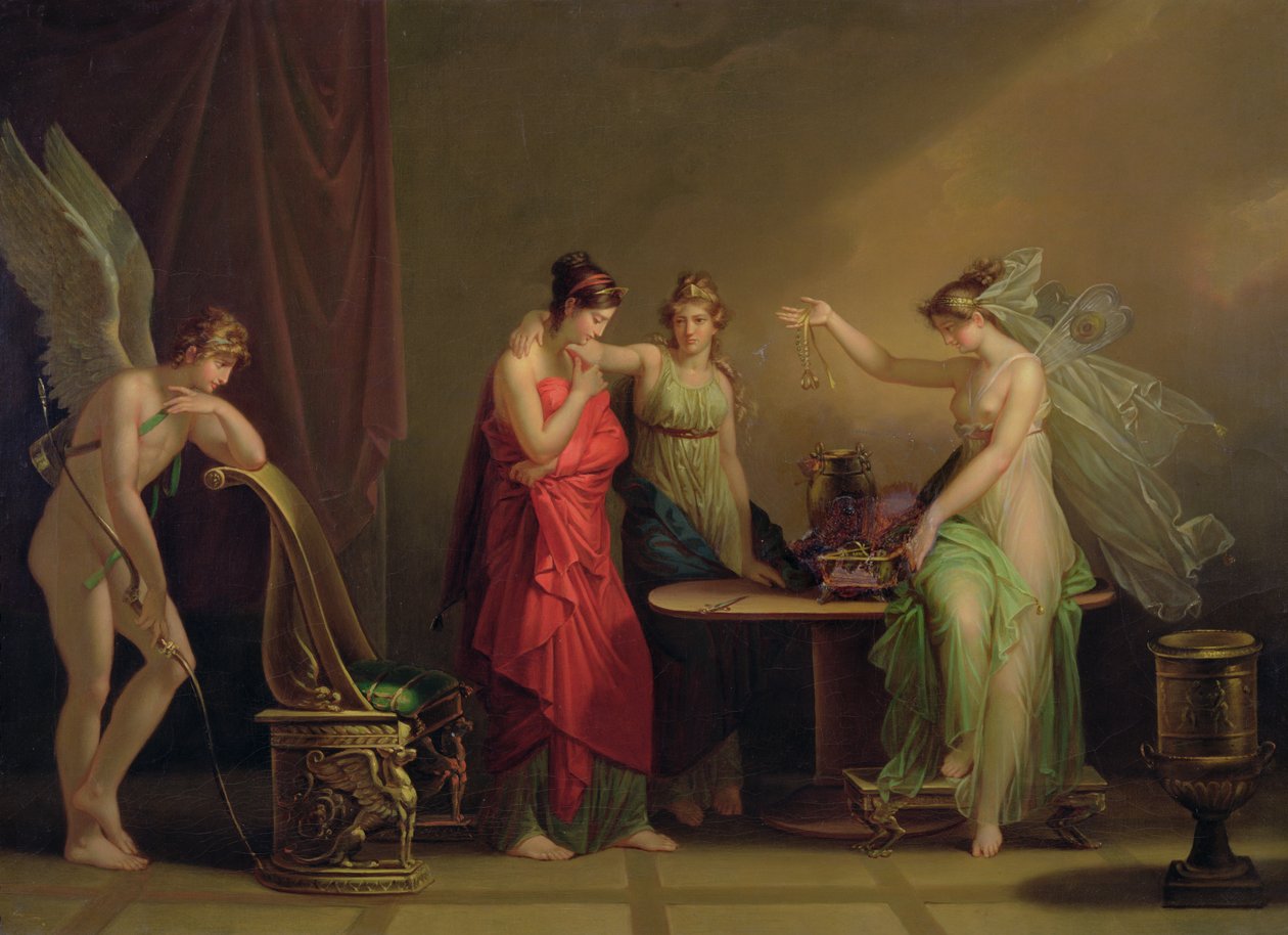 Legenden om Amor och Psyke av Angelica Kauffmann