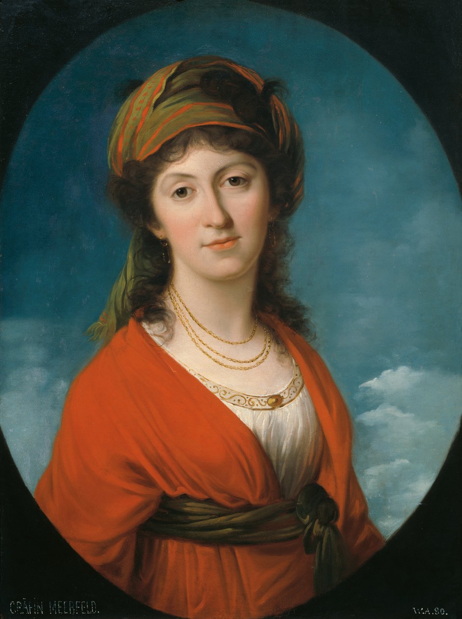 Marie Therese grevinnan Meerfeld, född grevinnan Dietrichstein av Angelica Kauffmann