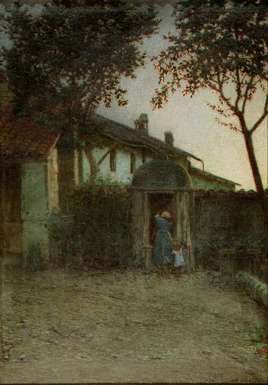 Gryning av Angelo Morbelli