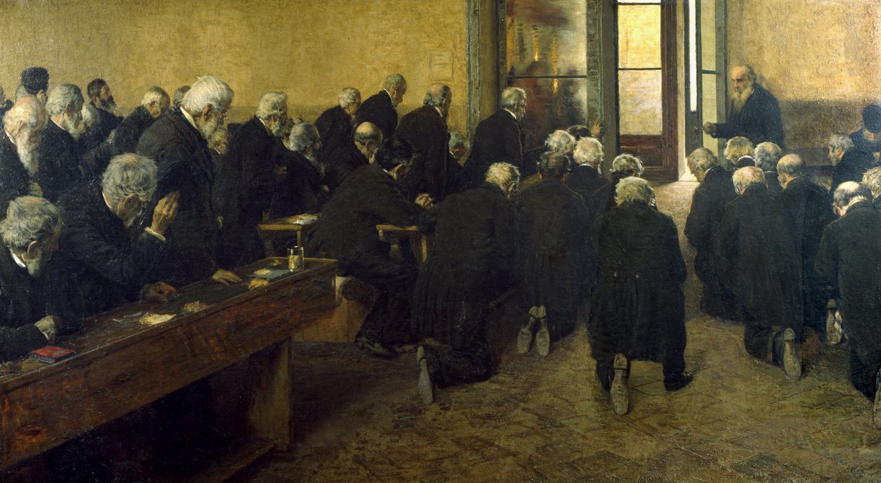 Viaticum, 1884 av Angelo Morbelli