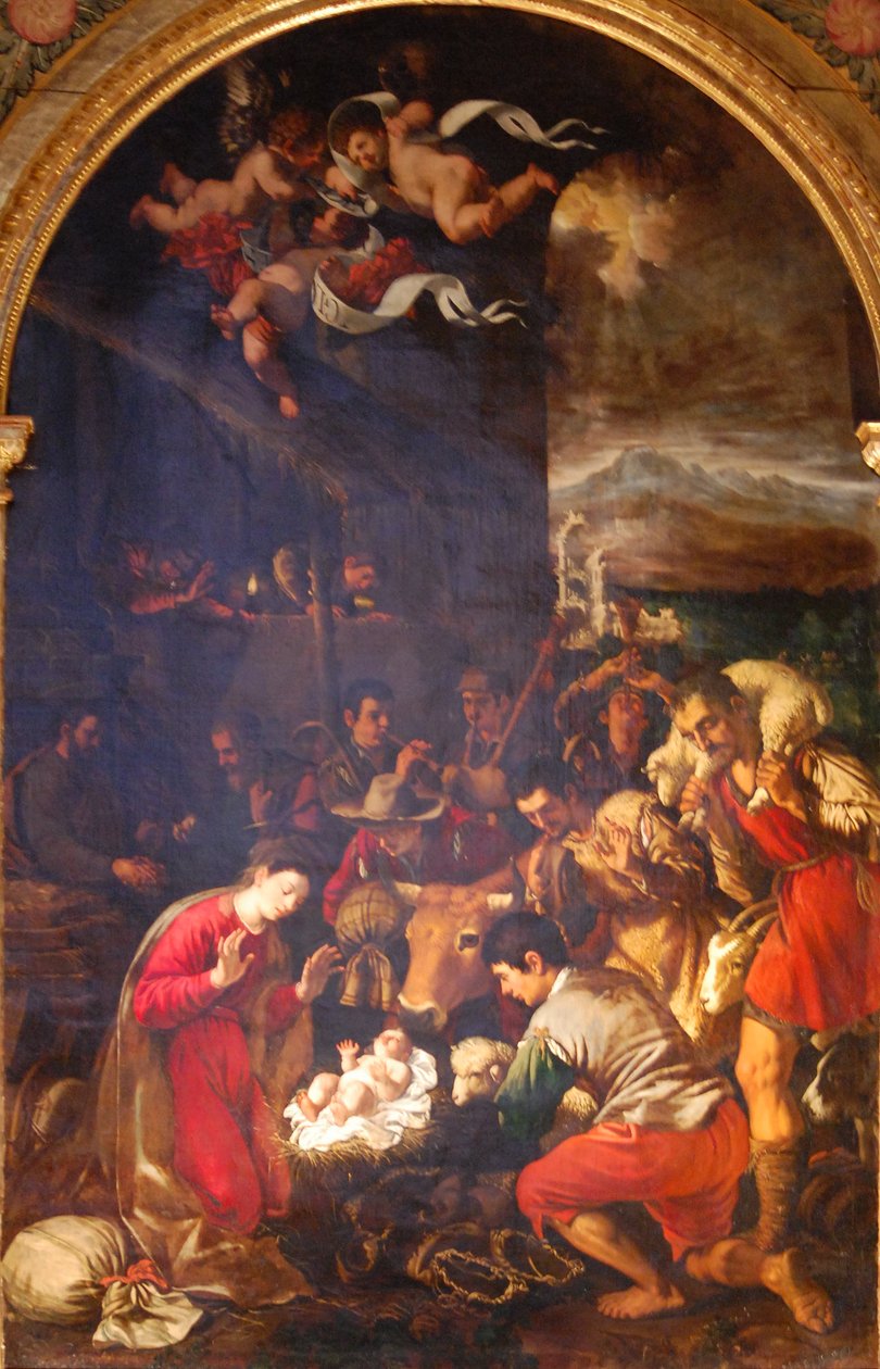 Adoracion de los pastores av Angelo Nardi