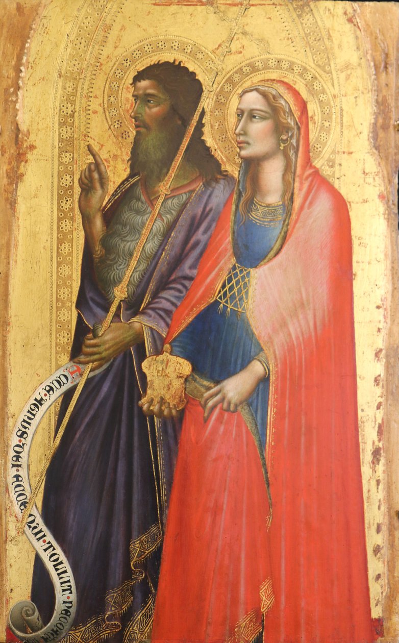 Johannes Döparen och S:t Magdalena av Angelo di Puccinelli