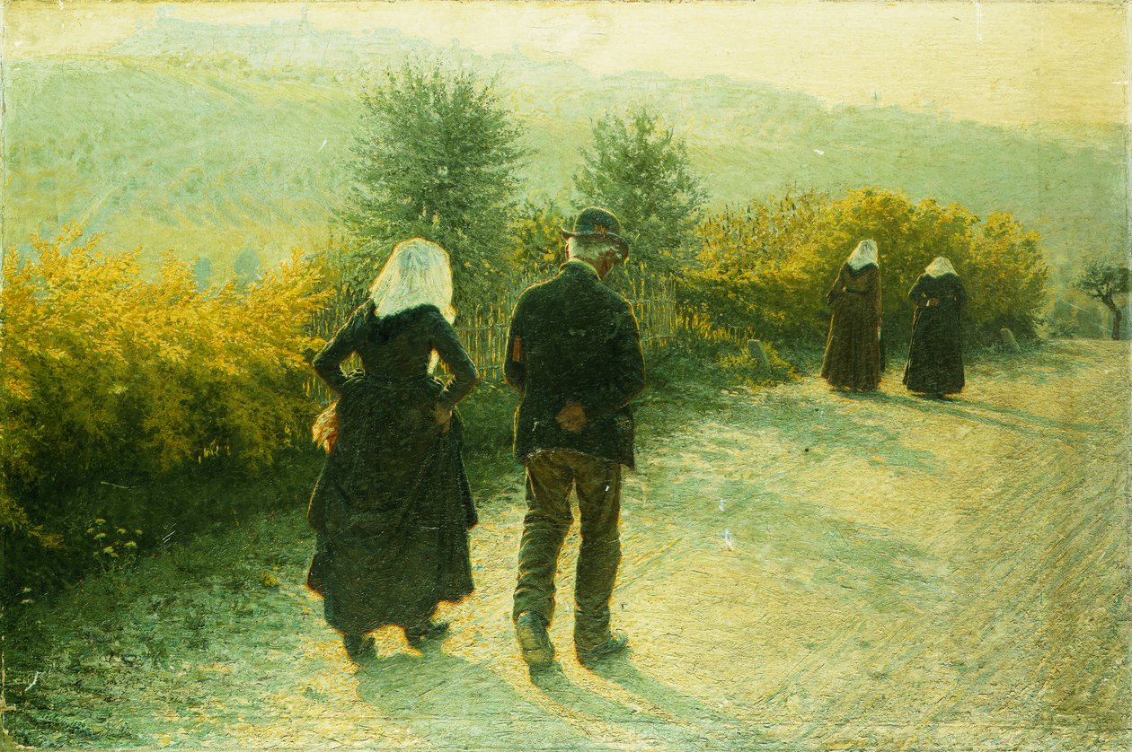 Söndag 1890 av Angelo Morbelli