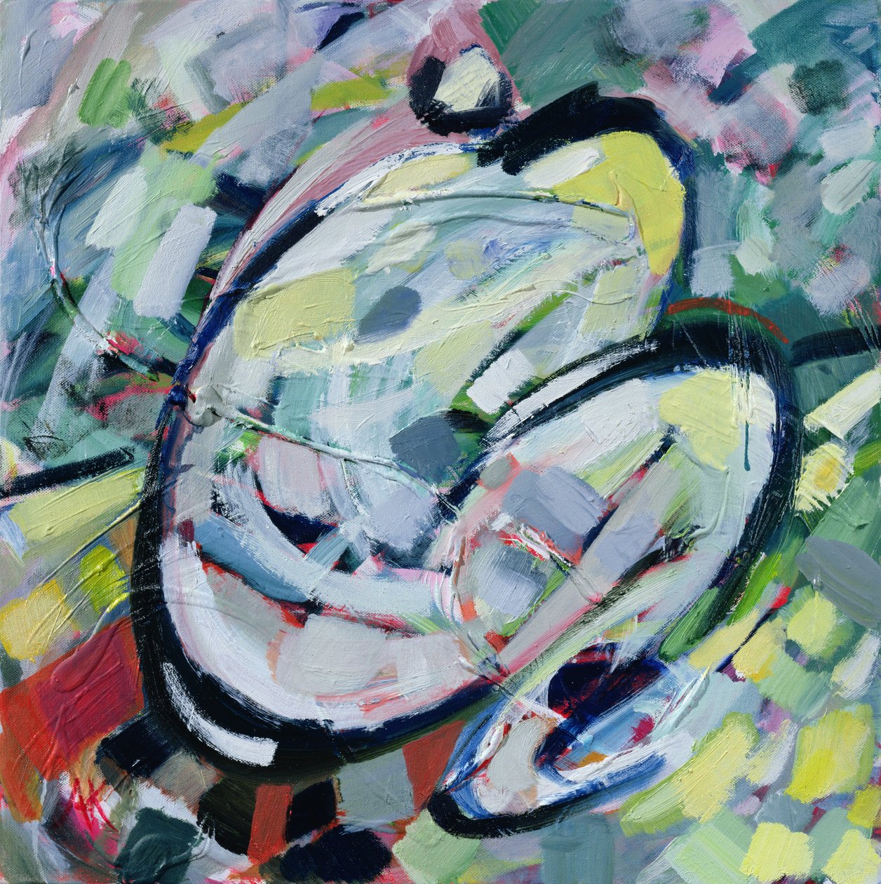 Hukande naken, 2006 av Angie Kenber