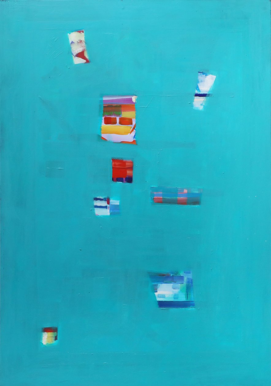 Inner Light II, 2021 (akryl på duk) av Angie Kenber