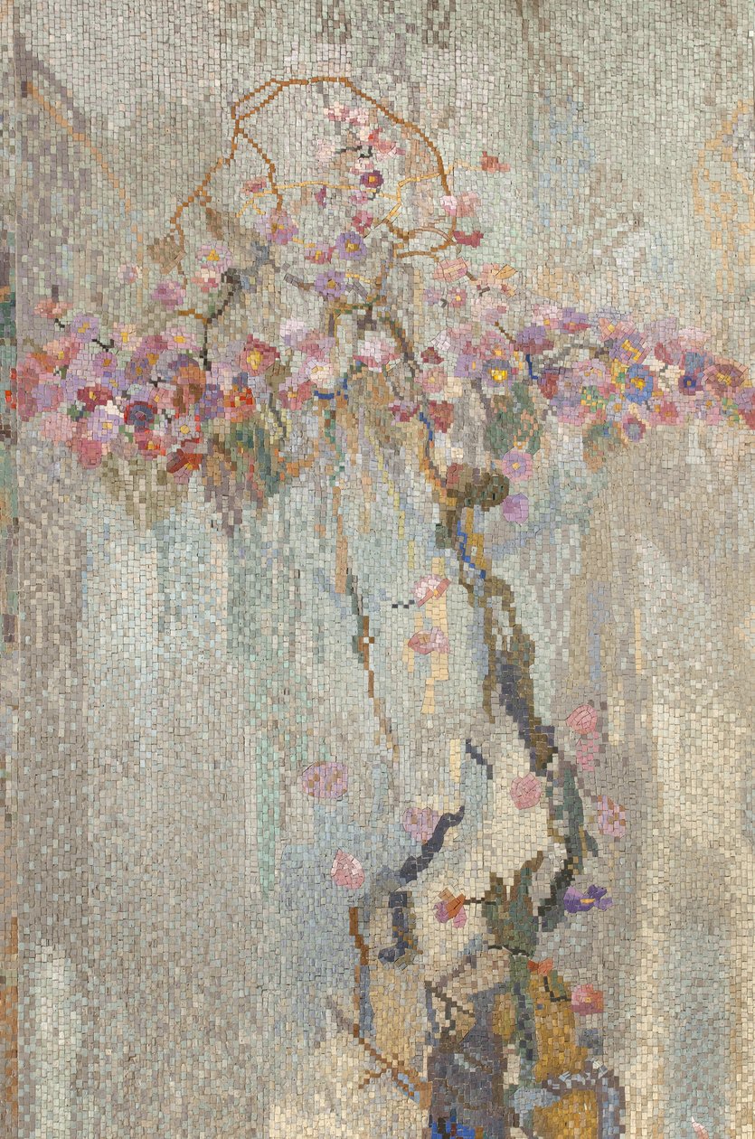 Blommor, 1914 (mosaik) av Angiolo DAndrea