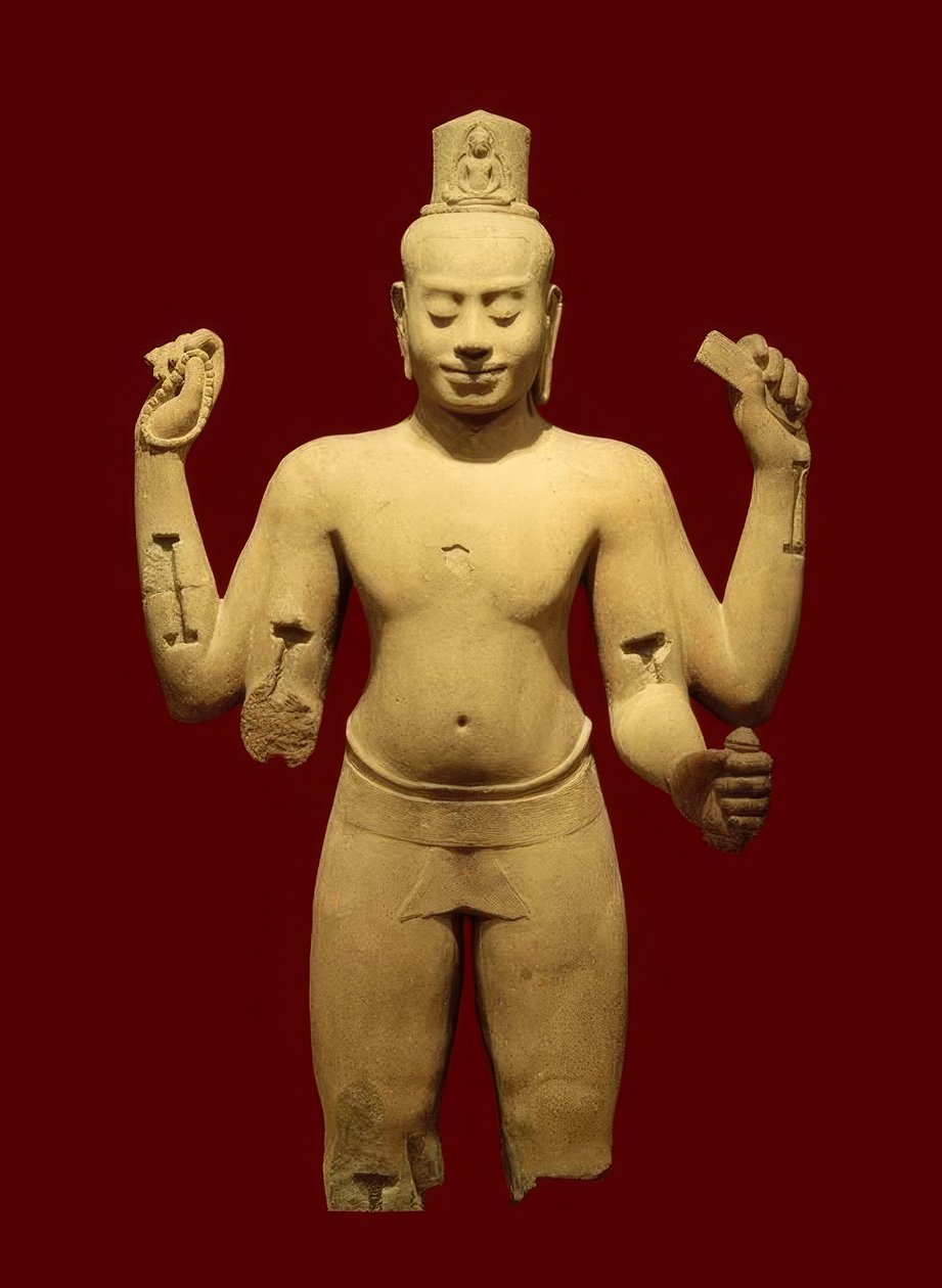 Bodhisattva Lokesvara / Khmer Art av Angkor Thom