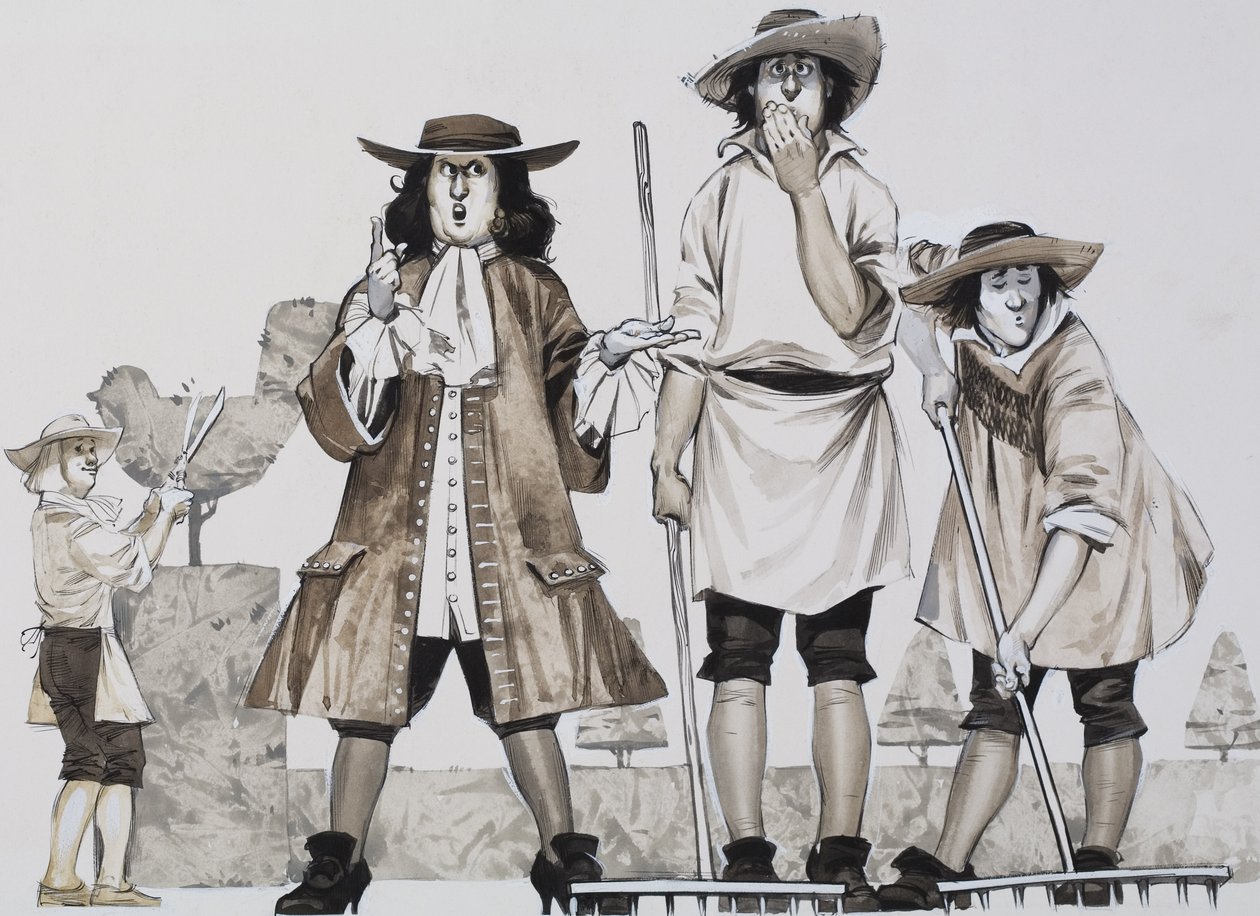 Disciplin (gouache på papper) av Angus McBride
