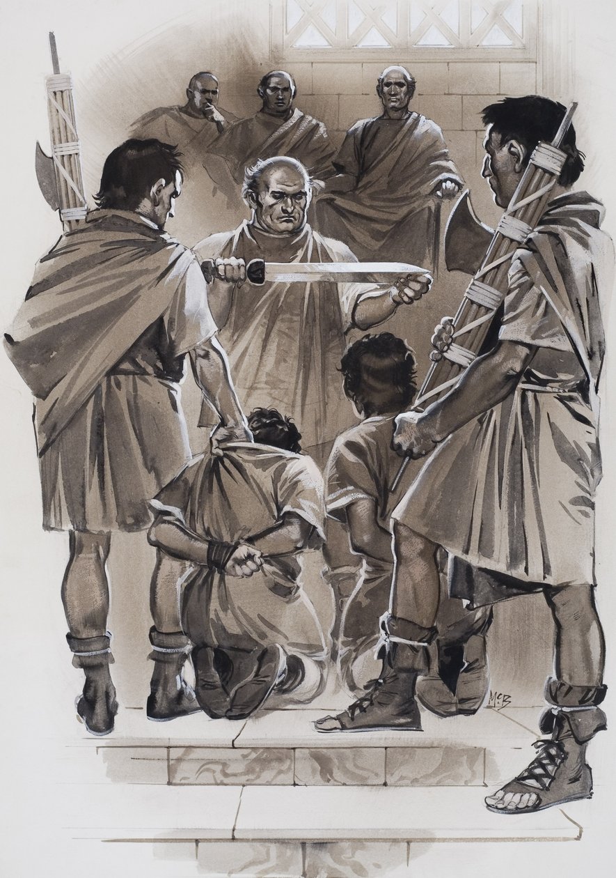 Lucius Junius Brutus (gouache på papper) av Angus McBride