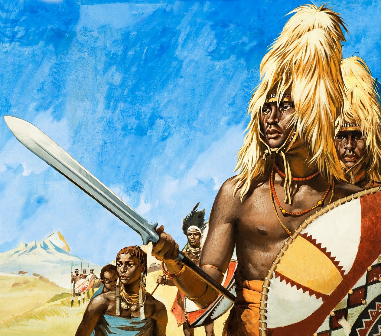 Masai-stammen i Afrika av Angus McBride