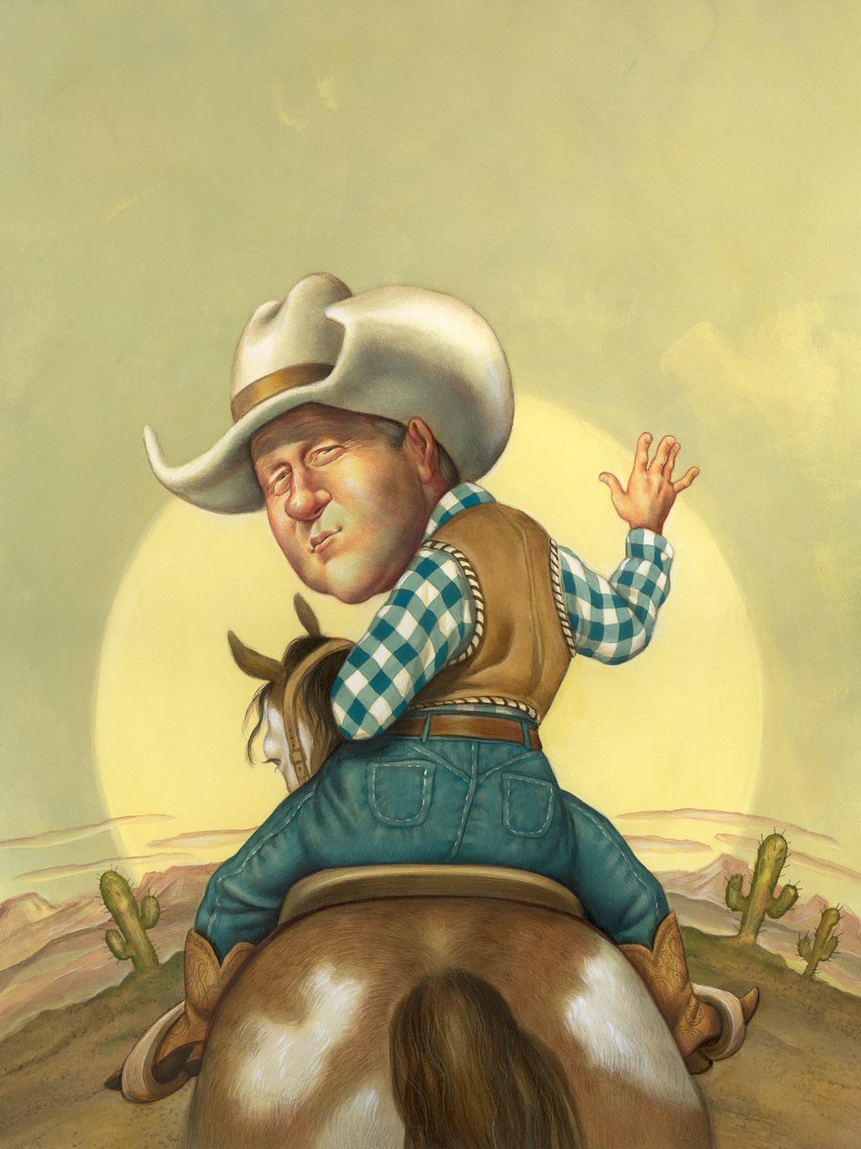 Happy Trails, 2000 (akryl på illustrationstavla) av Anita Kunz