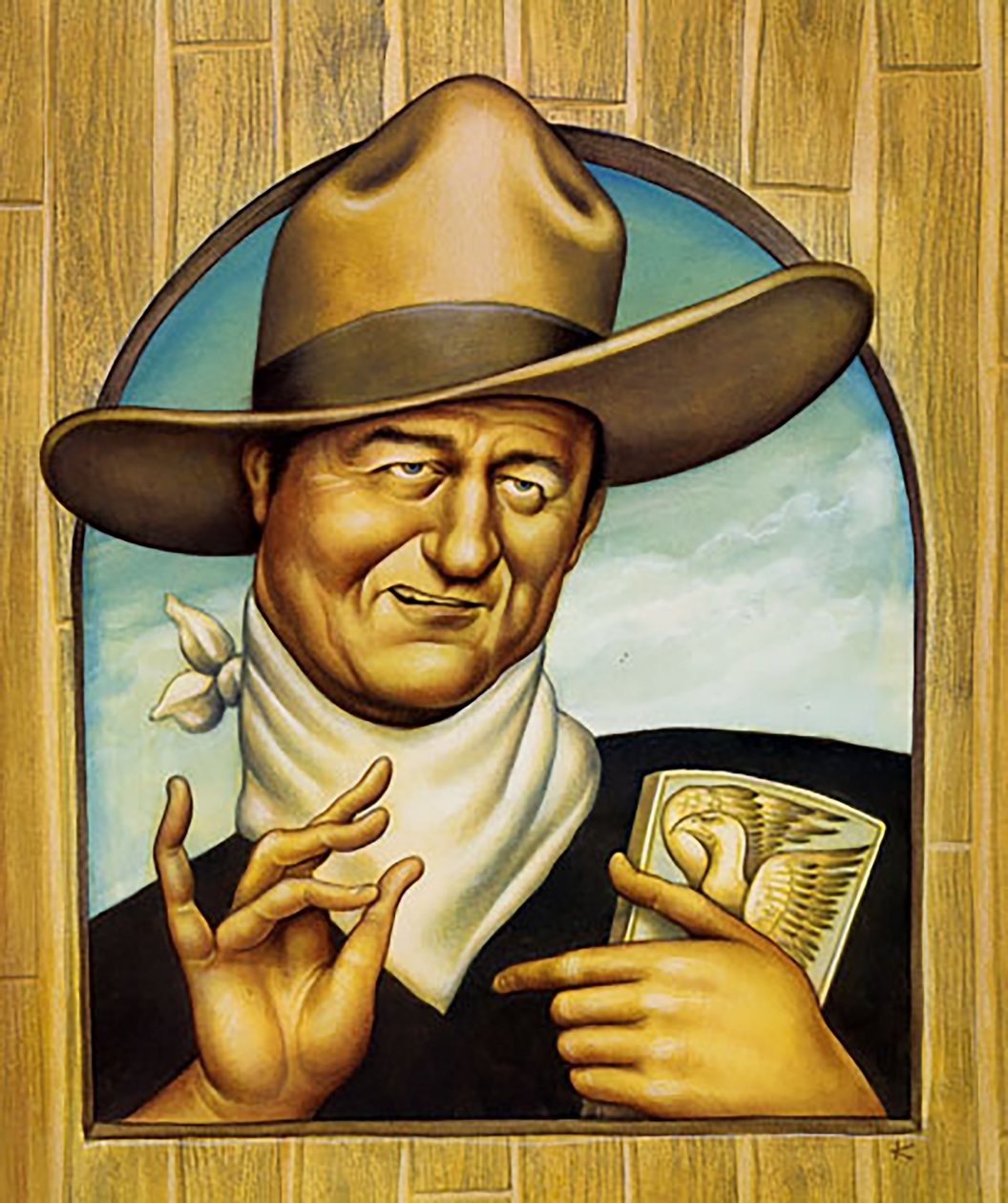 John Wayne av Anita Kunz