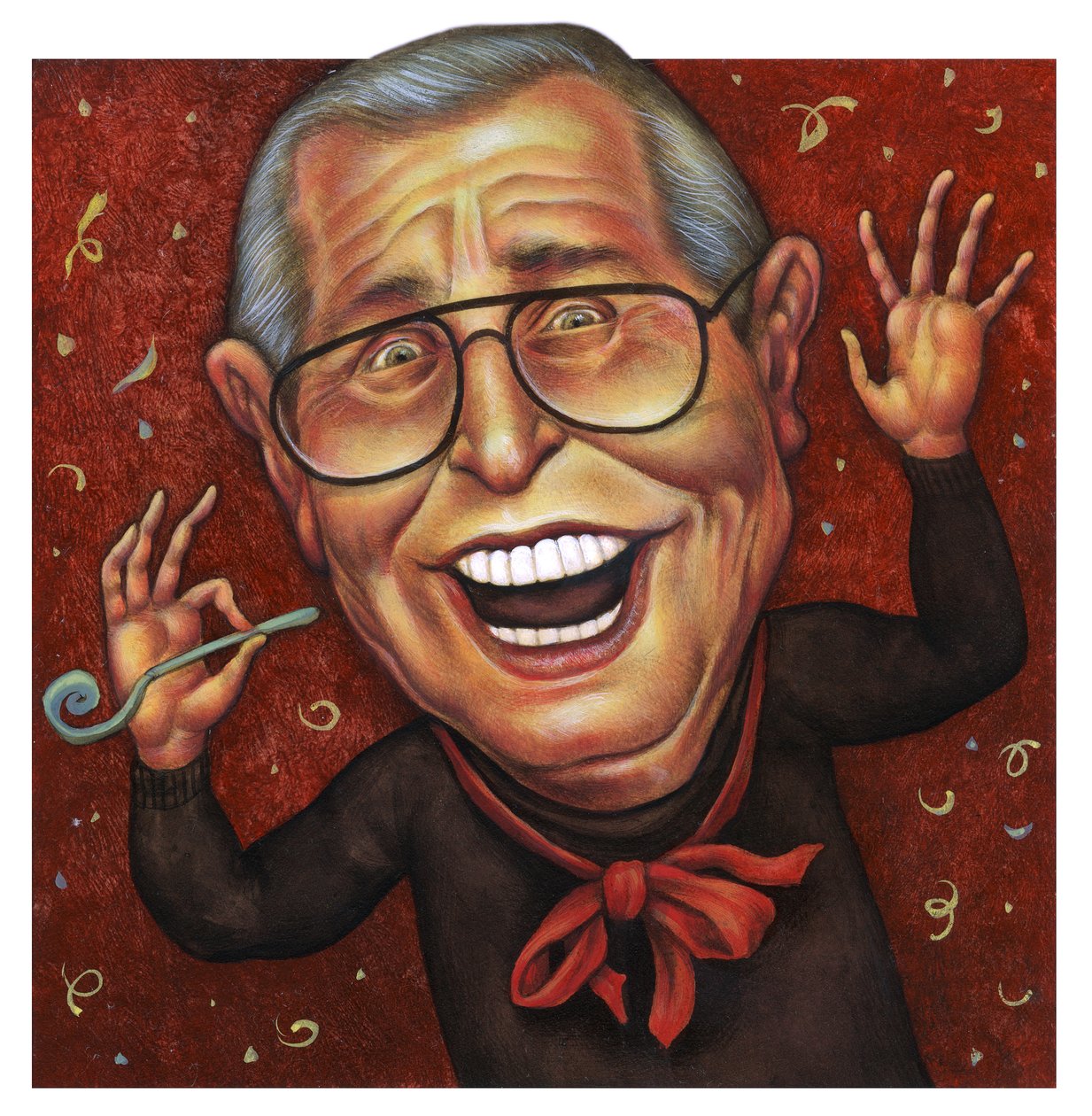 Milton Berle av Anita Kunz