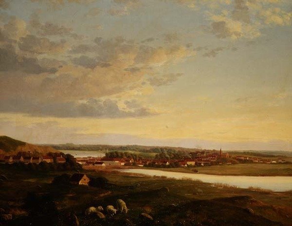 Silkeborg på Jylland av Anker Niels Lund