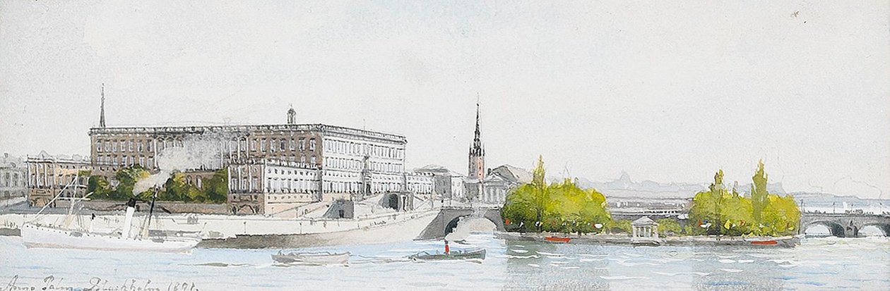 View over Stockholm castle av Anna Palm de Rosa