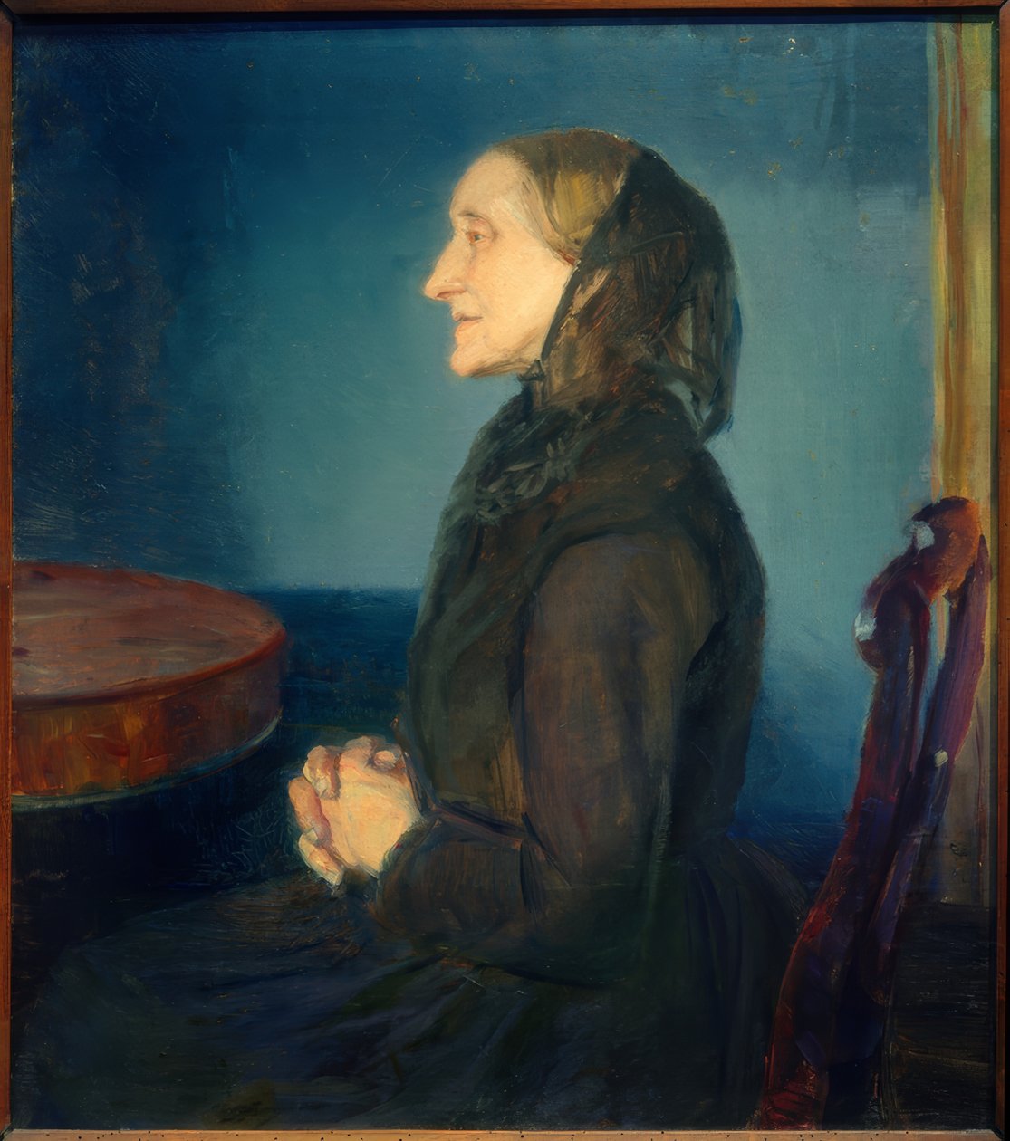 Konstnärens mor av Anna Ancher