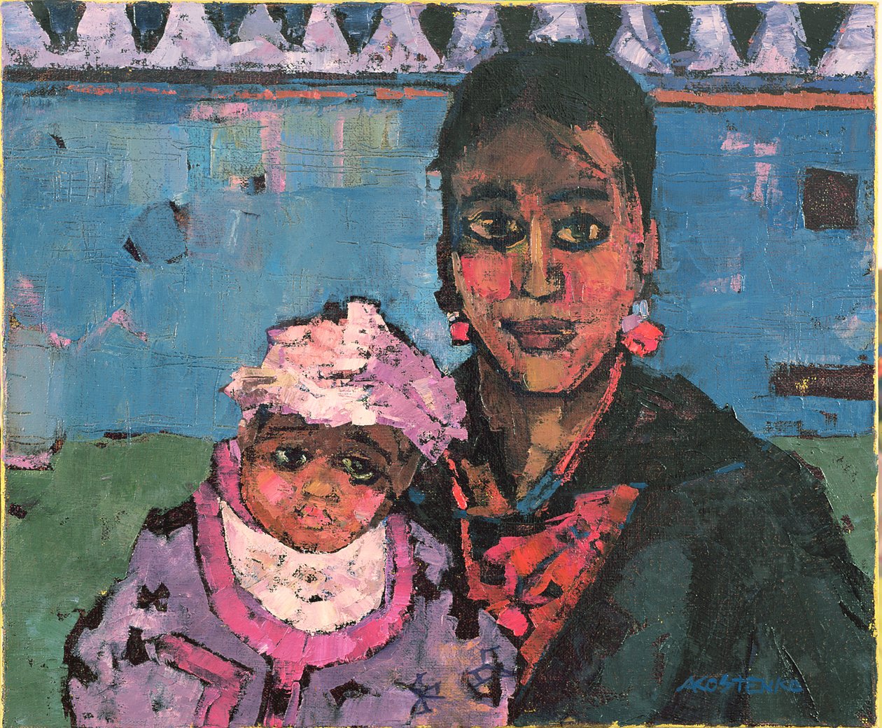 Spanish Mother  av Anna Contemporary Artist Kostenko