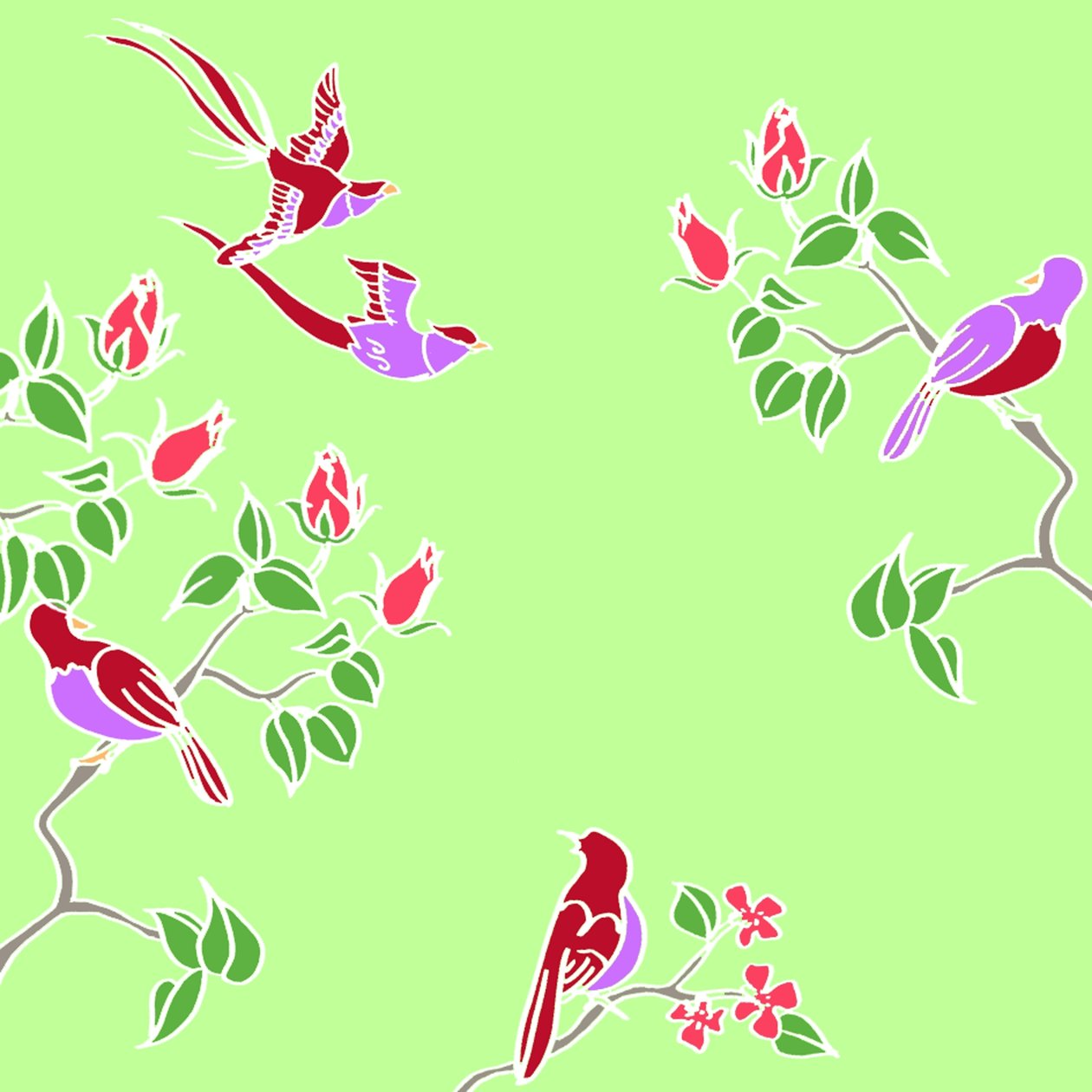 Blomfåglar av Anna Platts